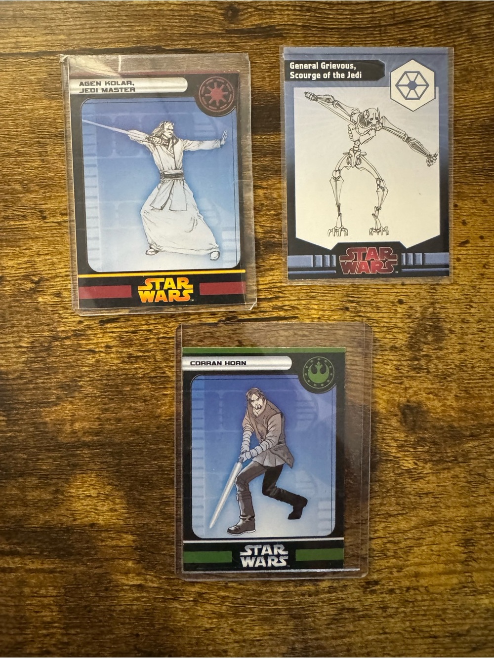 Star Wars Miniatures Game Cards (Different Editions)